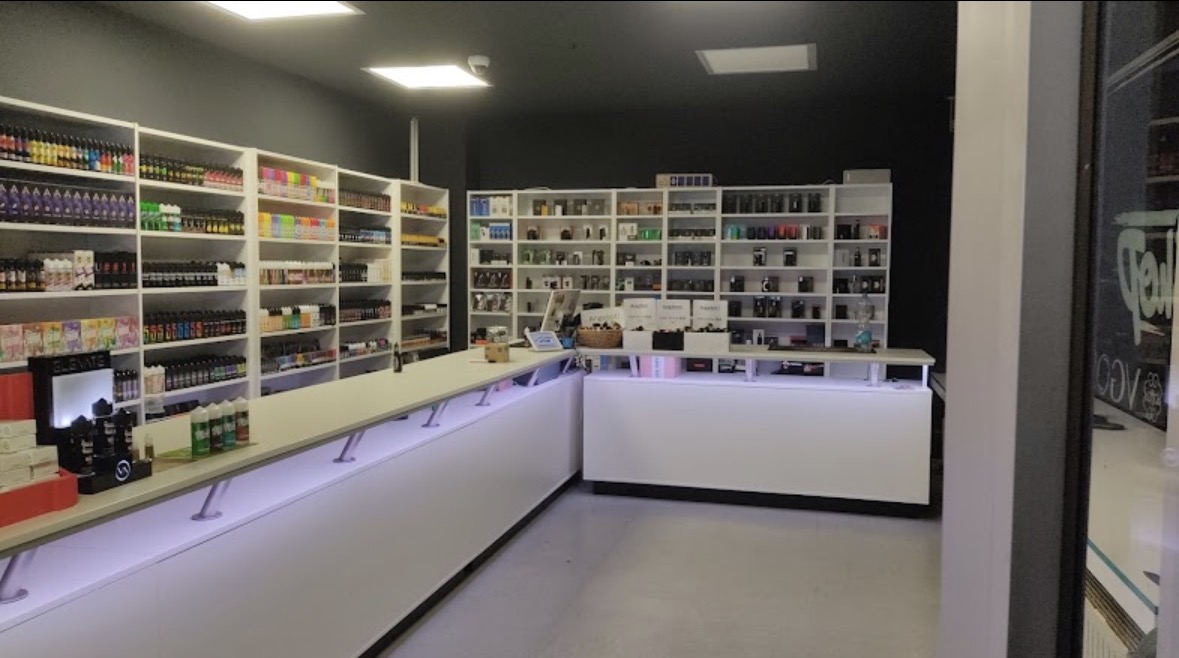 Verkaufsraum des Vape & Chill in Duisburg-Walsum