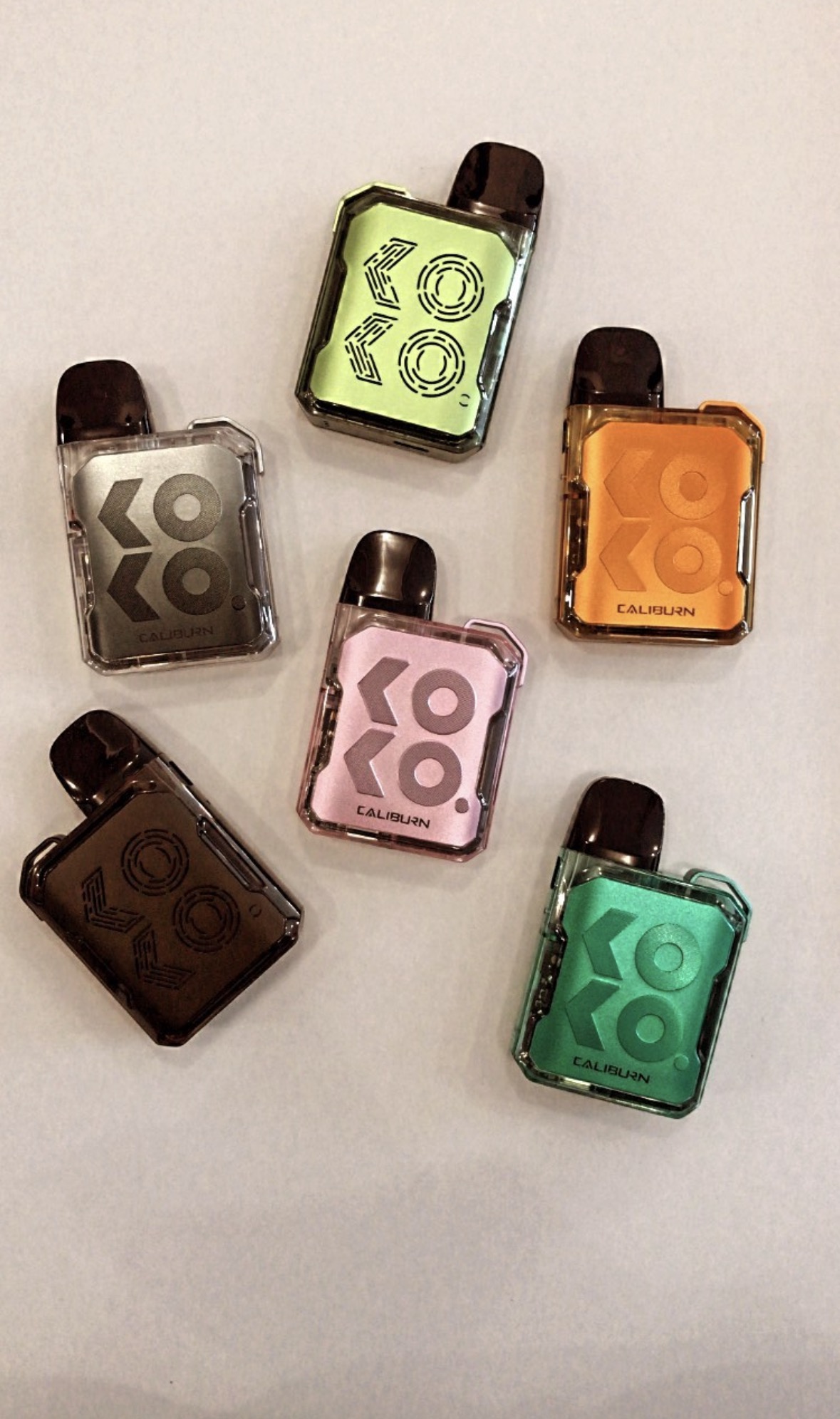 Uwell Caliburn Koko Pod-Systeme in vielen Farben