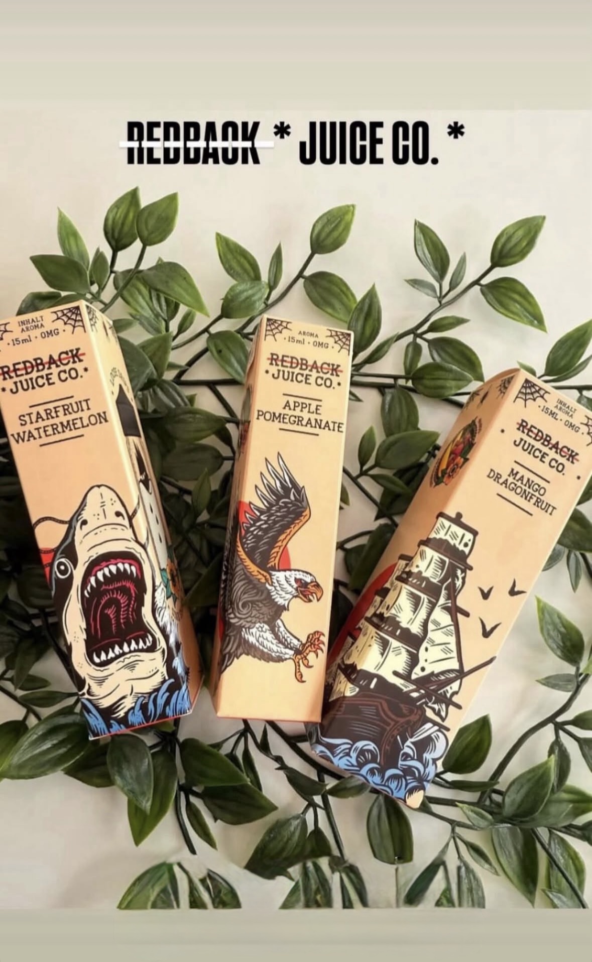Redback Juice Co. Aromen